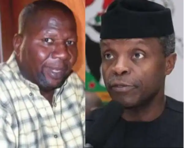 Vice President Osinbanjo Donates N1million To Ailing Actor, Baba Suwe